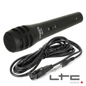 Microfone Dinâmico Unidirecional C/ Cabo 100hz-13khz Ltc - (DM338)