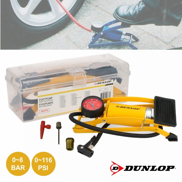 Bomba Manual De Pé C/ Adaptador Dunlop - (DUN111)
