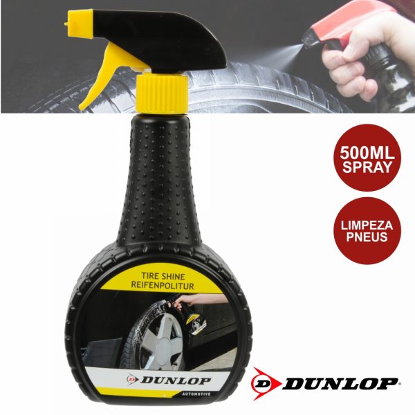 Spray De Limpeza Pneus 500ml Dunlop - (DUN418)