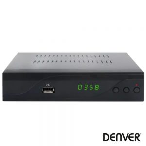Receptor Cabo FULL HD 1080P DVB-C Canais FTA USB DENVER - (DVBC-120)