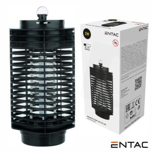 Mosquiteiro Elétrico C/ Lâmpada UV 2W IP20 ENTAC - (ECL-INS23-AC)