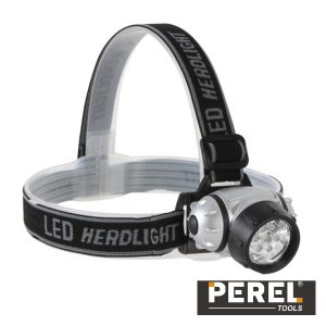 Lanterna De Cabeça 7 LEDS Brancos Ultraluminosos Perel - (EHL12)