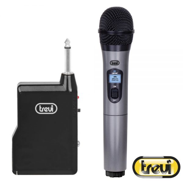 Microfone S/ Fios Unidirecional Cinzento TREVI - (EM401R)