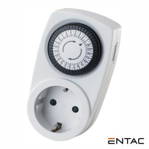 Temporizador Analógico Ajustável 24h ENTAC - (EMT24-1E)