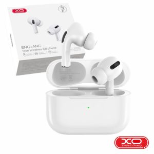 Auriculares Earbuds TWS ANC+ENC Bluetooth 5.3 Branco XO - (ET33-WH)