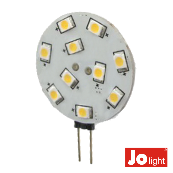 Lâmpada G4 2.2W 12V 10 LEDS Branco Quente Jolight - (JO506WW)