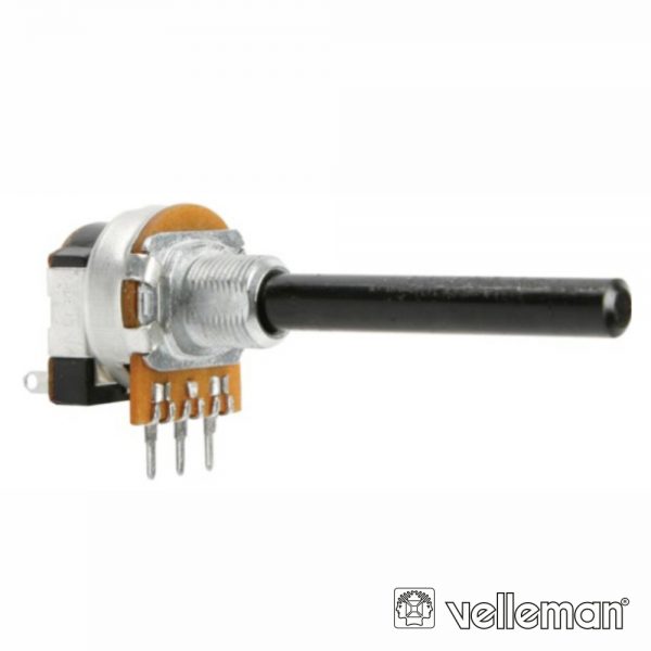 Potenciómetro Linear 100k Metalico Interruptor - (K100AMS)