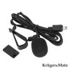 Microfone Lapela P/ Câmaras Ação Mini-USB 1.5m - (KM0730)