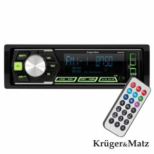 Auto-Rádio Mp3 Wma 4x40W C/ FM/AUX/SD/USB/BT Kruger Matz - (KM2009)
