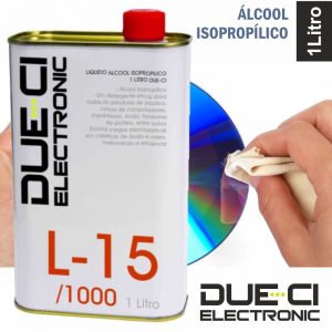 Líquido Álcool Isopropilico 1 Litro Due-Ci - (L-15/1000)