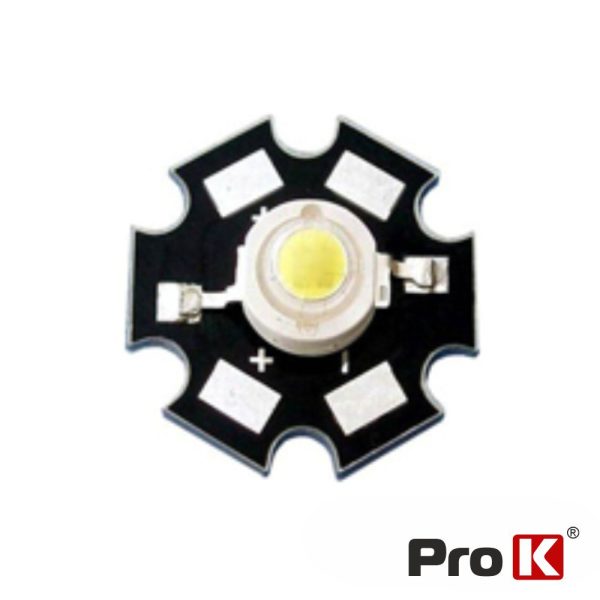 LED Array Alto Brilho 1W Branco Quente PROK - (LED01WW)