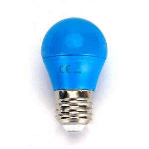 Lâmpada E27 4W= 30W 230V LED Azul - (LLE274BL)