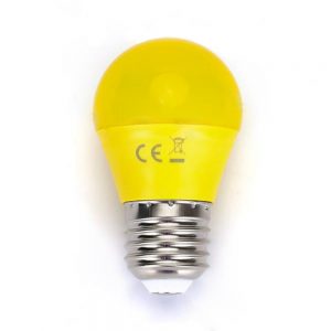 Lâmpada E27 4W= 30W 230V LED Amarelo - (LLE274YE)