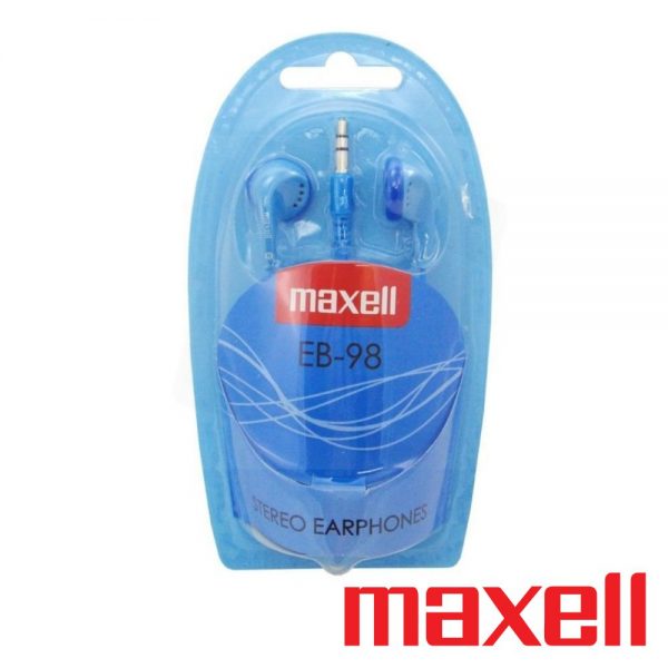 Auscultadores C/ Fios Stereo Azul MAXELL - (MAXFH-EB98B)