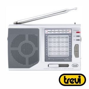 Rádio Portátil AM/FM Clássico Cinzento TREVI - (MB-728-SV)