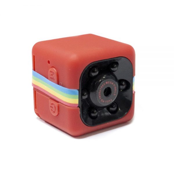 Câmara Vigilância Miniatura C/ Áudio Bateria 1080p Vermelho - (MINICAMVIDEO16)