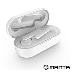Auriculares Earbuds Bluetooth TWS Branco Manta - (MTWS004)
