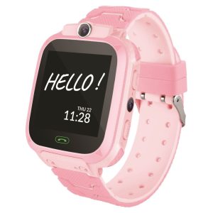 Smartwatch Criança Gprs Lbs SIM Rosa - (MXKW-300PK)