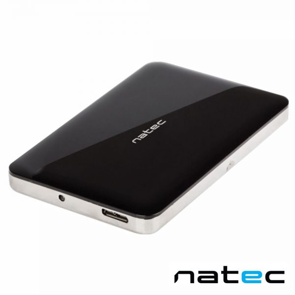 Caixa Alumínio USB 3.0 P/ Discos HDD 2.5" SATA III NATEC - (NKZ-0716)