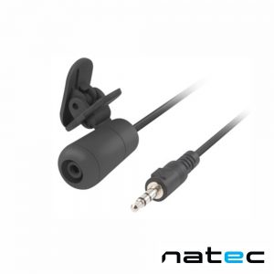 Microfone Lapela Preto NATEC - (NMI-1351)