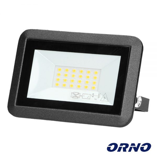 Foco LED 20W 230V 4000k 1600lm Preto ORNO - (OR-NL-6136BL4)