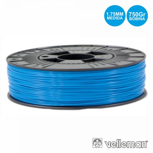 Rolo De Filamento P/ Impressão 3d 1.75mm 750g Azul Claro - (PLA175D07)