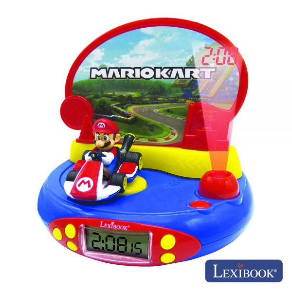 Relógio Despertador Projeção E Efeitos Super Mario LEXIBOOK - (RP500NI)