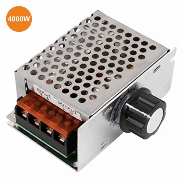 Regulador De Tensão Scr P/ Motor AC 230V C/ Dimmer 4000W - (RTAC4000W(H))