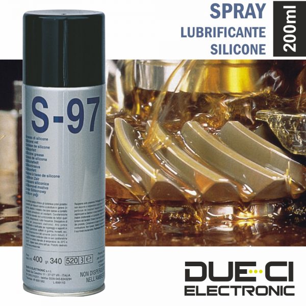 Spray De 200ml Lubrificante Silicone Due-Ci - (S-97/200)