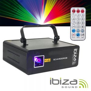 Laser RGB 500mW DMX IBIZA - (SCAN1100RGB)