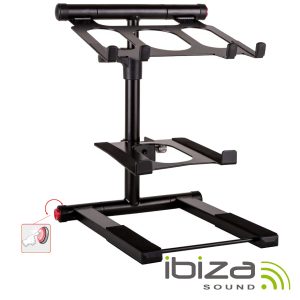 Suporte Duplo P/ DJ Ajustável 360º 15kg IBIZA - (SLAP200)