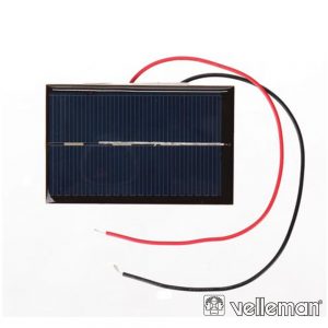 Painel Fotovoltaico 0.5V 800mA Policristalino VELLEMAN - (SOL2N)