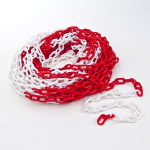 Corrente Plástica Vermelha/Branca 5m - (TOOL510)