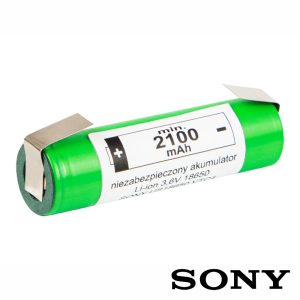 Bateria Lítio 18650 3.6V 2100mA C/ Patilhas Recarregável - (US18650VTC4A)