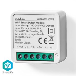 Interruptor de Encastrar Inteligente WiFi TUYA - (WIFIWMS10WT)