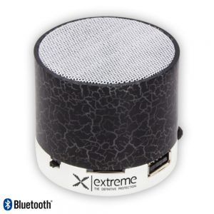 Coluna Bluetooth Portátil 3W SD/Bat/LED Preto - (XP101K)