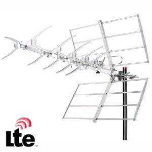 Antena Tdt Exterior UHF 23 Elementos 14db Filtro Lte 5G - (ZTL-118F5G)